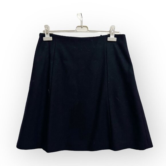 Jil Sander‎ Navy Blue Wool Skirt, Size 40EU - Picture 2 of 8